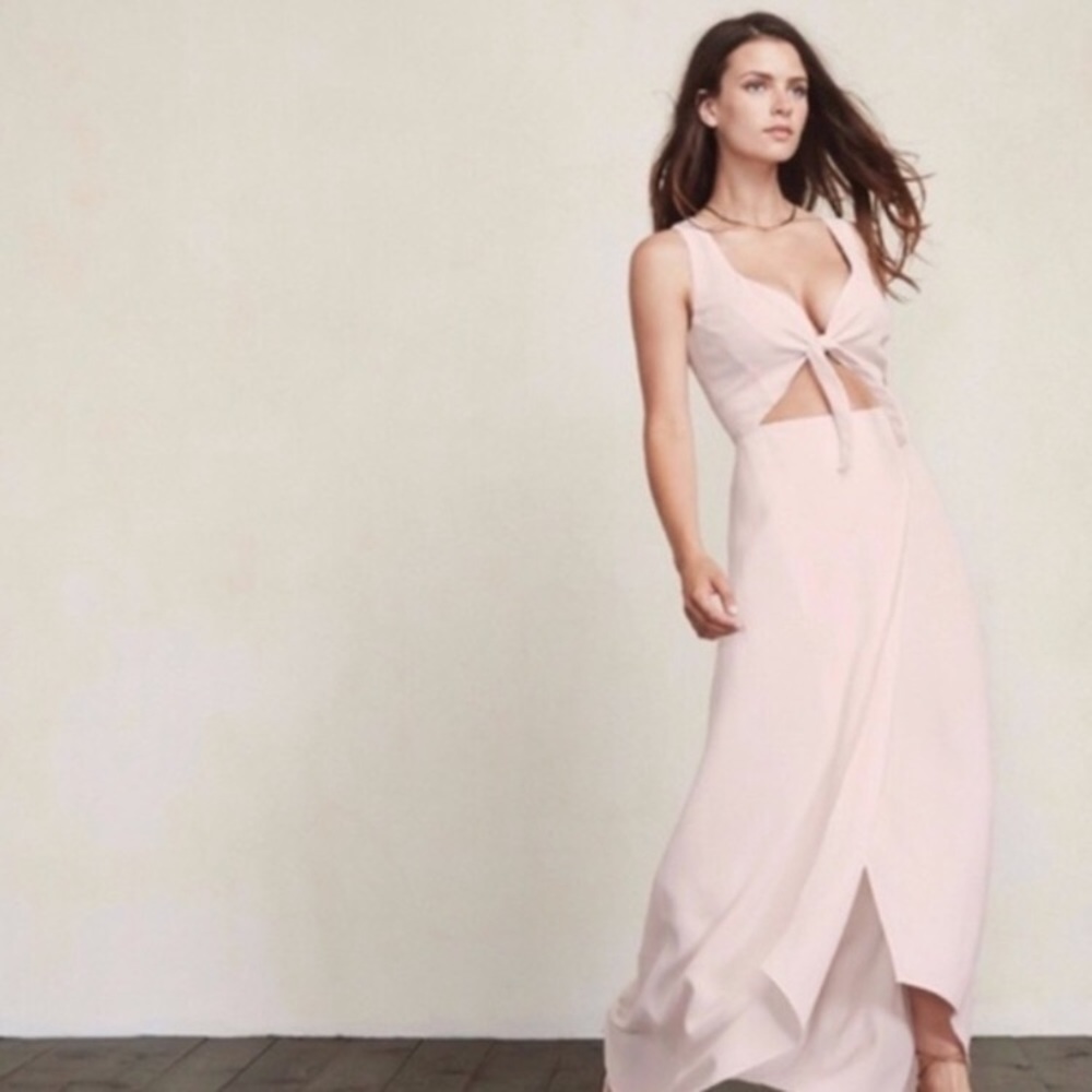 Reformation Kai dress for-boobs